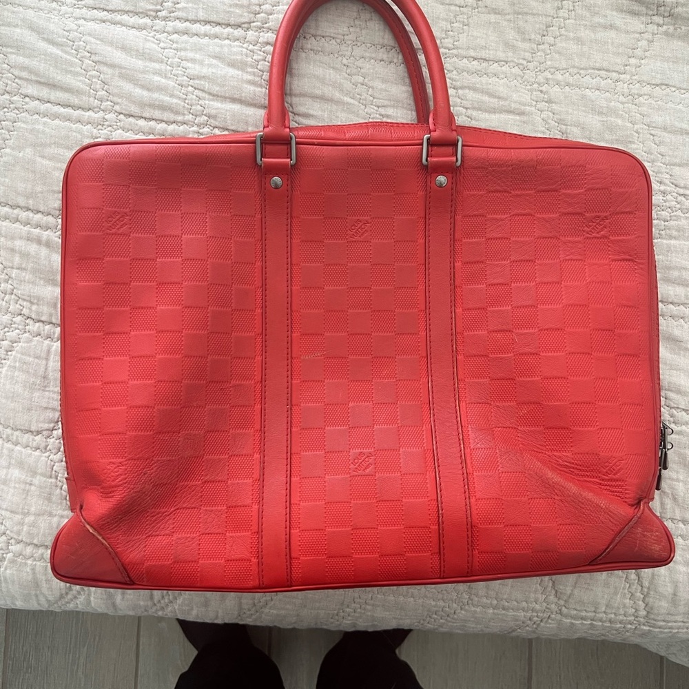 Red Louis Vuitton Bag